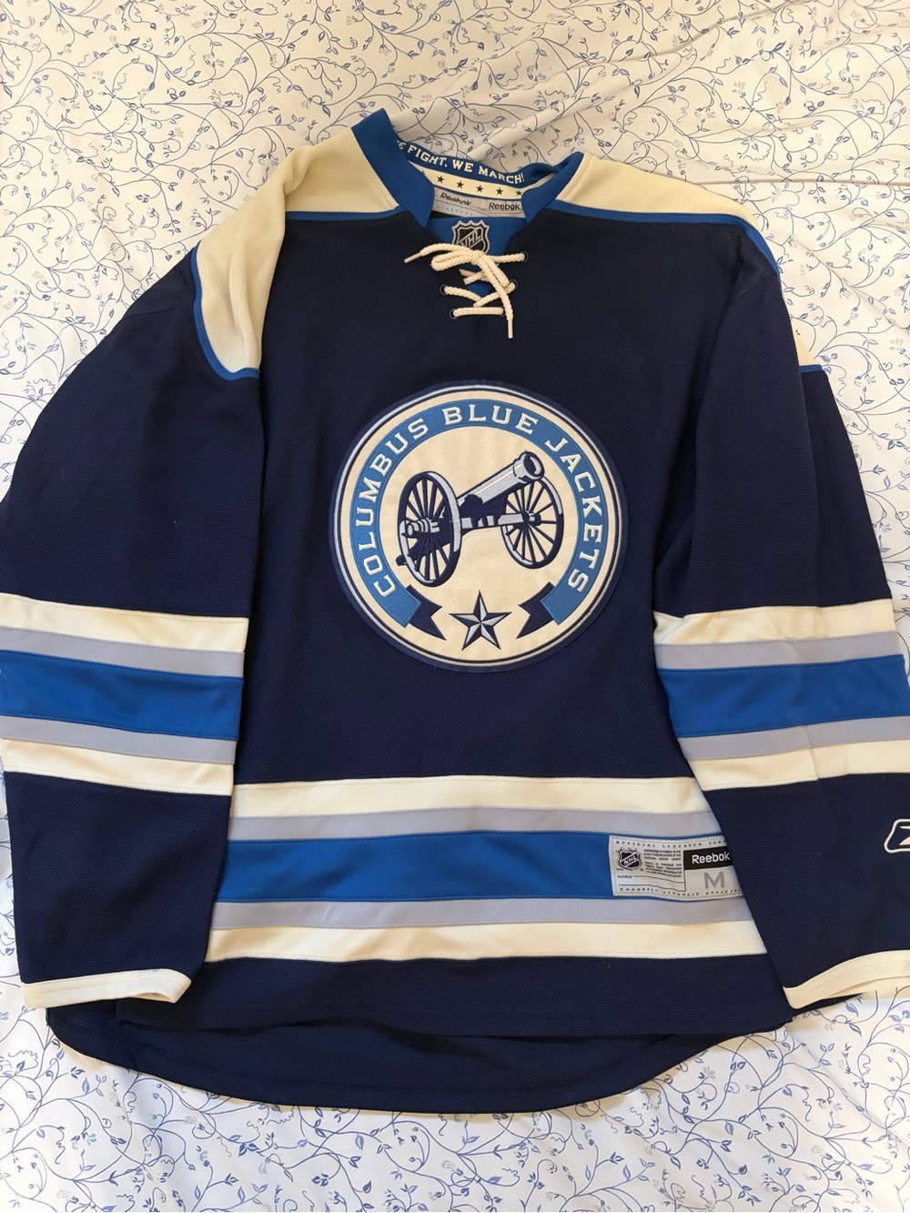 Reebok Columbus Blue Jackets Navy Hockey Jersey